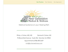 Tablet Screenshot of cohenwellness.com